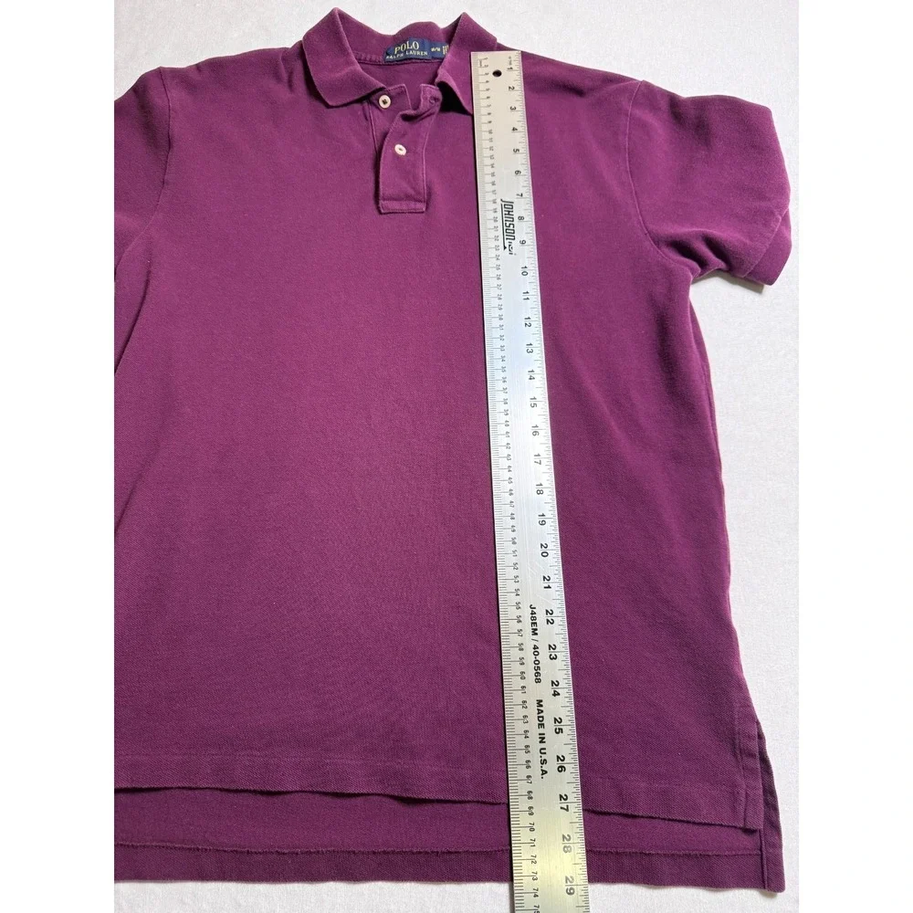 Ralph‎ Lauren Polo purple golf polo short sleeves golf shirt casual size Medium